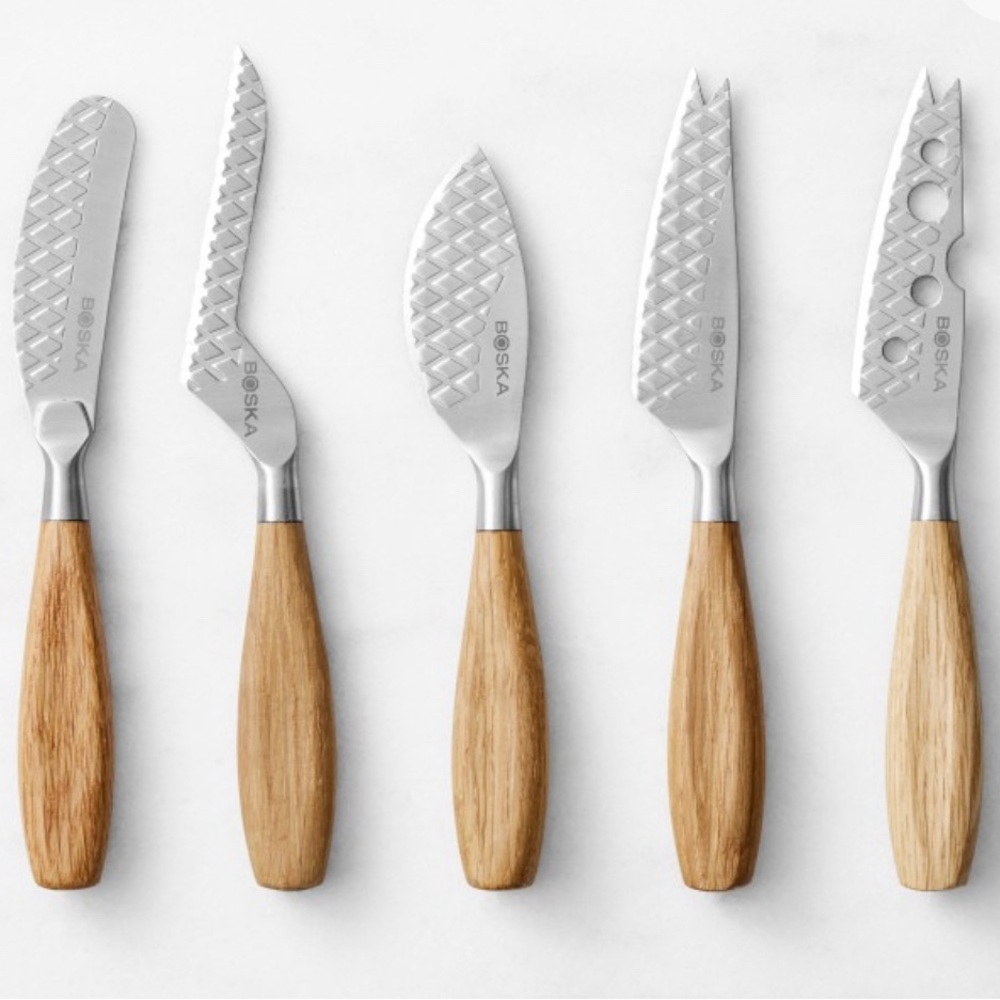 New In The Box Boska Oslo Cheese Knives, Set of 5 - Picture 2 of 2